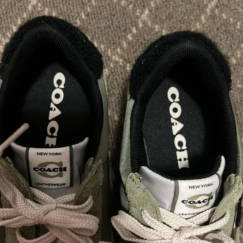 Coach Green and Black Athletic Shoes - Picture 5 of 7